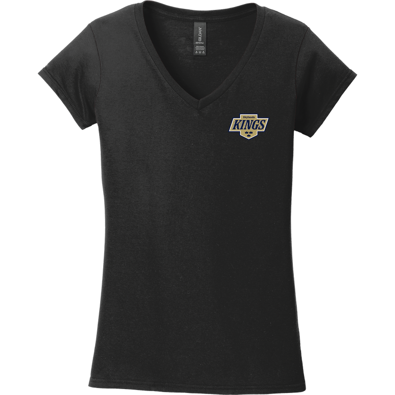 Skylands Kings Softstyle Ladies Fit V-Neck T-Shirt