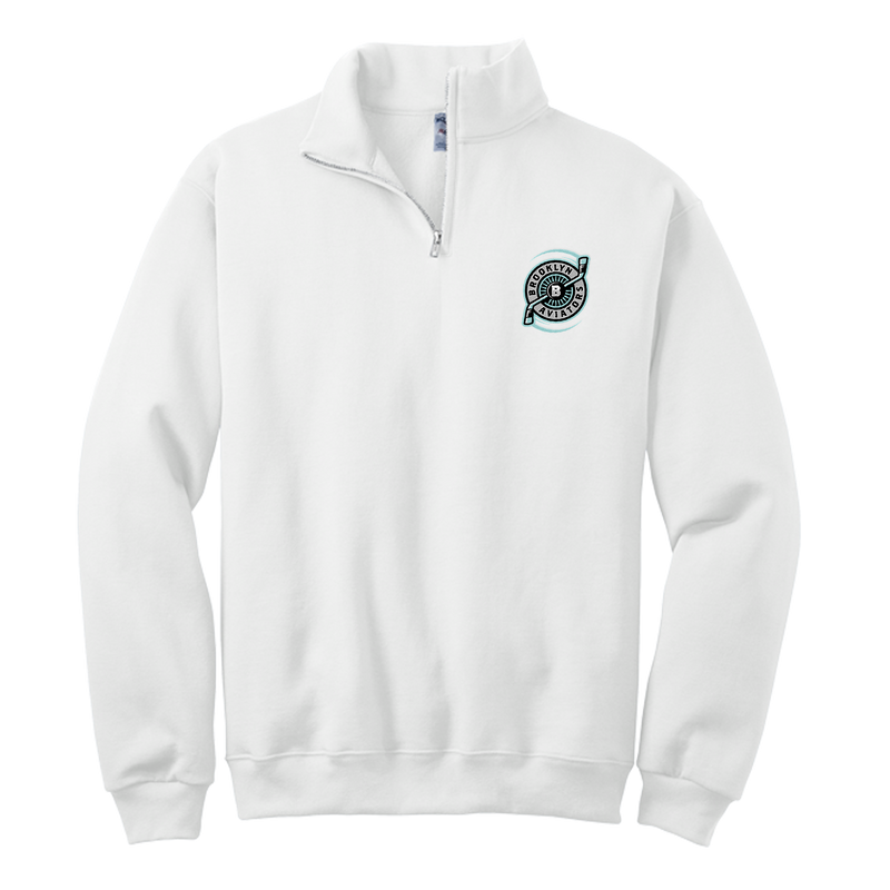 Brooklyn Aviators NuBlend 1/4-Zip Cadet Collar Sweatshirt