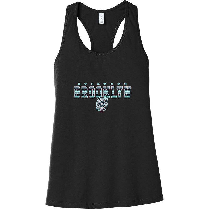 Brooklyn Aviators Womens Jersey Racerback Tank