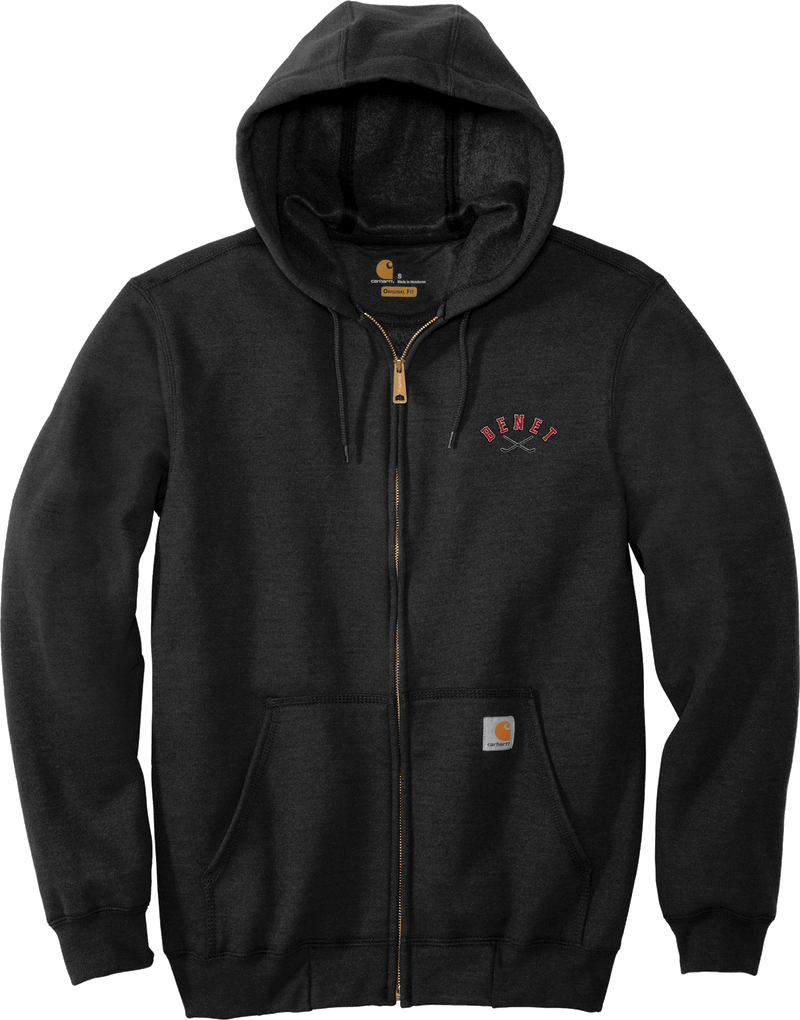 Benet Hockey Carhartt Midweight Hooded Zip-Front Sweatshirt