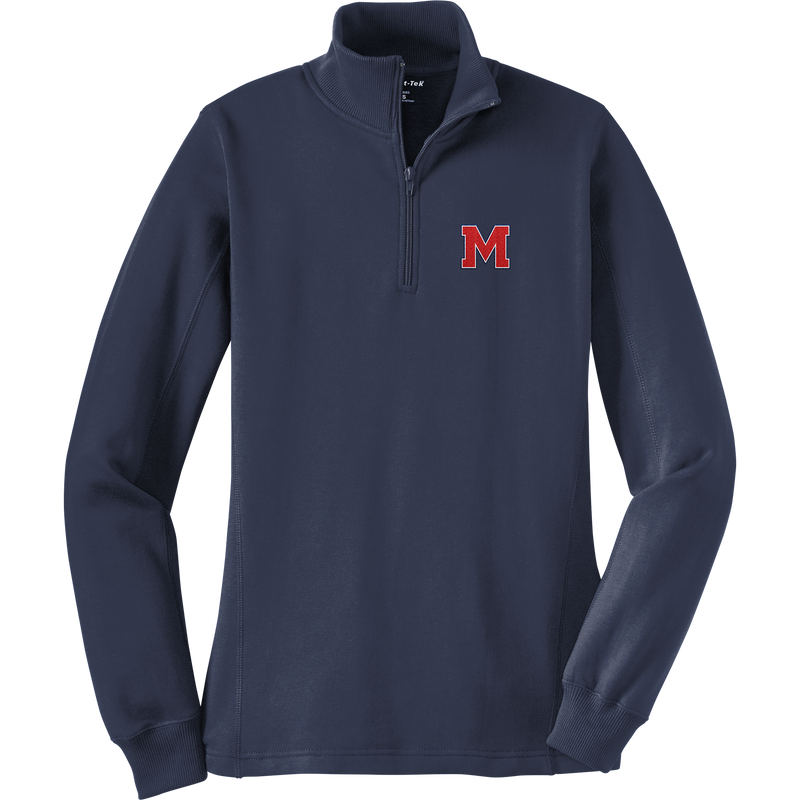 Mount St. Charles Ladies 1/4-Zip Sweatshirt