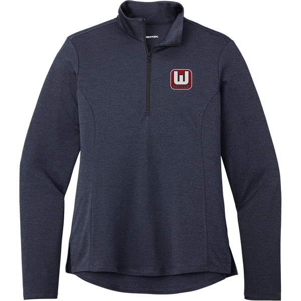 CT Whalers Tier 1 Ladies Endeavor 1/2-Zip Pullover