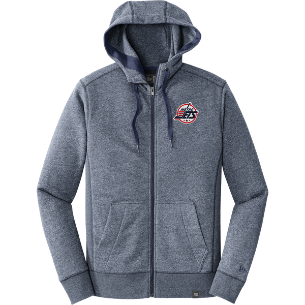 Metro Jets New Era French Terry Full-Zip Hoodie