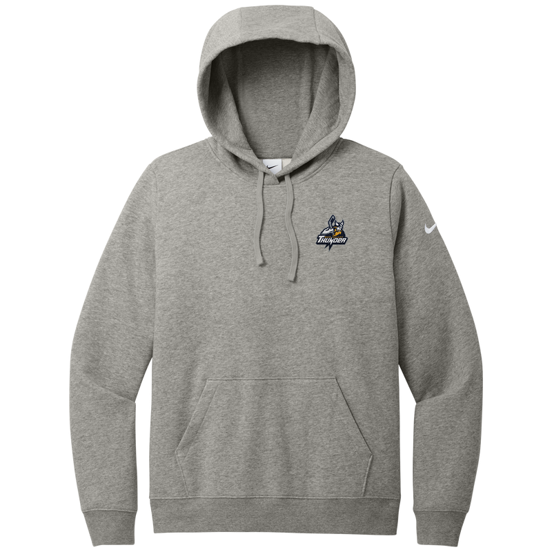 Mon Valley Thunder Nike Women's Club Fleece Sleeve Swoosh Pullover Hoodie
