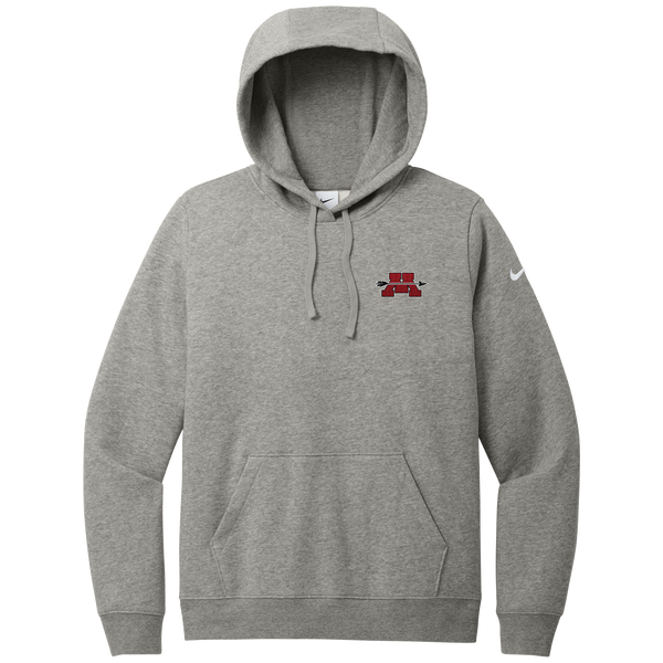 Mercer Arrows Nike Women's Club Fleece Sleeve Swoosh Pullover Hoodie