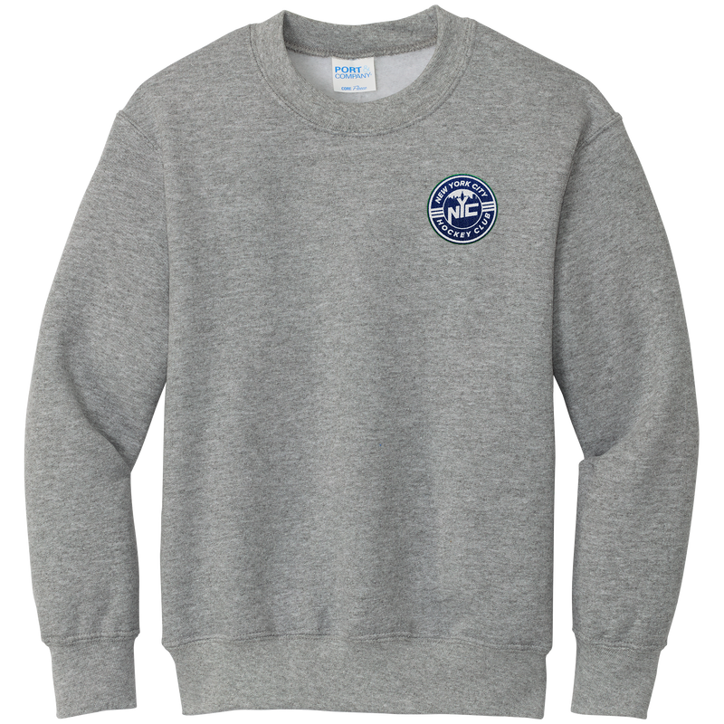 NYC Hockey Club Youth Core Fleece Crewneck Sweatshirt