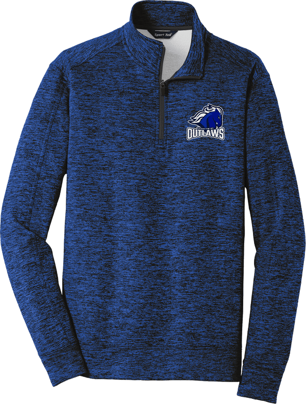 Brandywine Outlaws PosiCharge Electric Heather Fleece 1/4-Zip Pullover