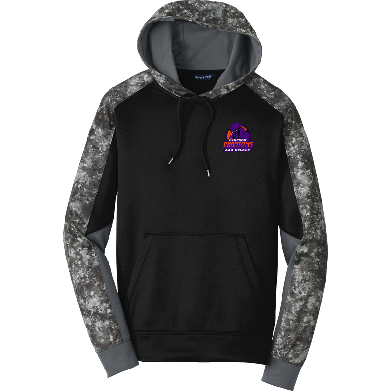 Chicago Phantoms Sport-Wick Mineral Freeze Fleece Colorblock Hooded Pullover